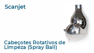 Cabeçotes Rotativos de Limpeza (Spray Ball)