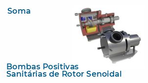 Bombas Positivas Sanitárias de Rotor Senoidal
